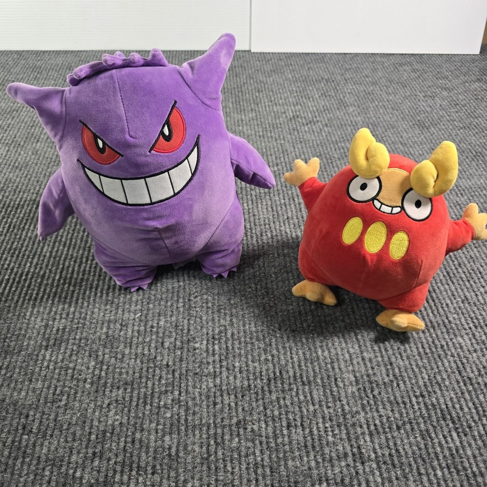 Darumaka  And Gengar Pokémon Plush Stuffed Doll Toy